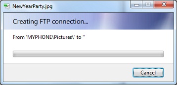 Bluetooth Device - Copy Pictures from Cell Phone