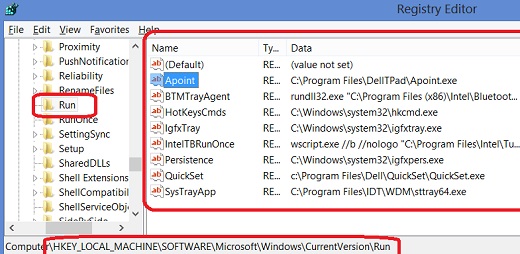 Windows 10 Registry Keys for Startup Programs