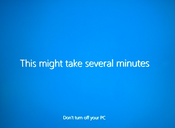 Windows 10 Setup - Final Step