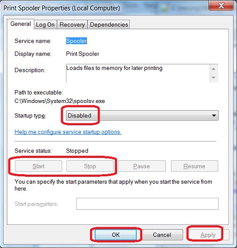 Windows 8 Services Console - Disable and Enable Services