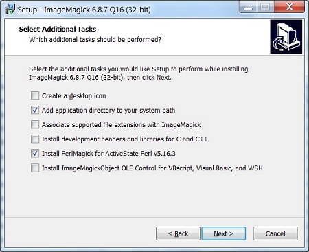 ImageMagick Installation on Windows